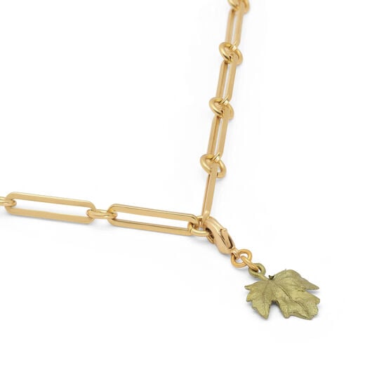Maple leaf charm by Michael Michaud